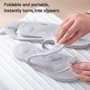 Travel Folding Slippers Lightweight Foldable Slippers Portable Flip-Flops with Anti-Slip Soles for Men Women Beach Hotel Bathroom Shower Use