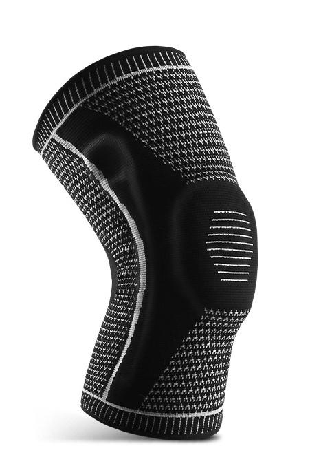 Double Spring Bars Silicone Anti-slip Compression Knee Brace S