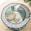 Dog Playpen with Door and Top for Small Dogs Indoor Exercise  Pet Tent Playground for Cats Multiple Colors S/for M