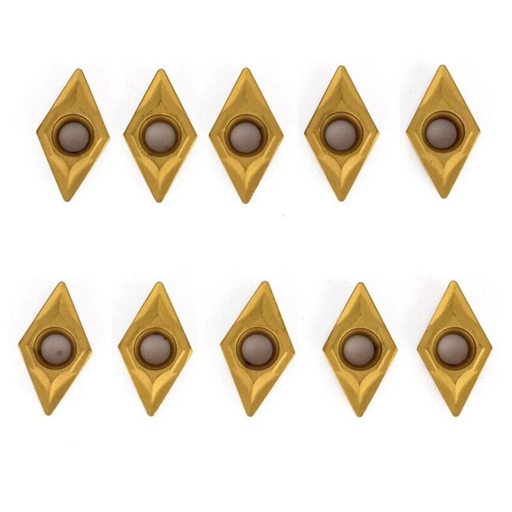 50 Pcs DCMT070204 Insert Boring Bar Cutter Carbide Inserts