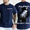 Camiseta gráfica para hombre, estilo hip hop gótico, con estampado del álbum 2026 del rapero Alpha Djadja Dinaz. Camiseta de manga corta de algodón puro, estilo streetwear.
