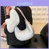 Trendy Crescent Shape Bag With Phone Pocket And Inner Patch Pocket In Various Colors