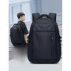 Oxford Fabric Travel Backpack For Men With Breathable Design And Expandable Capacity For School And Commuting