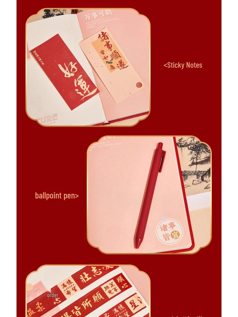 Deluxe Student & Colleague Notebook Gift Set: Thickened Diaries for School & Work