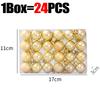 3cm Christmas Balls Gifts Xmas Tree Decorations Gift Hanging Pendants Bauble Party Wedding Plastic Ornament Balls Kids Toys