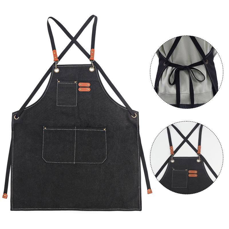 Breathable Waterproof Canvas Apron for Eyelash Extensions and Manicures