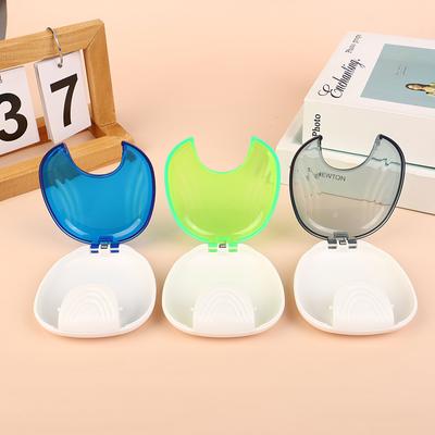 Dental-Halter zum Öffnen mit Druckverschluss, Aufbewahrungsbox für Zahnprothesen, Fall für kleine Zähne