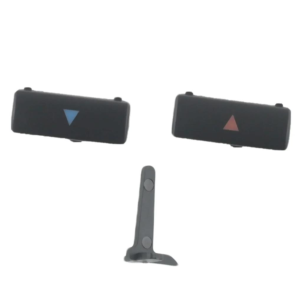 Up Down Button Climate A C Control Black Replacement 2pcs Plastic Button Key Easy Installation For BMW E53 E39 M5