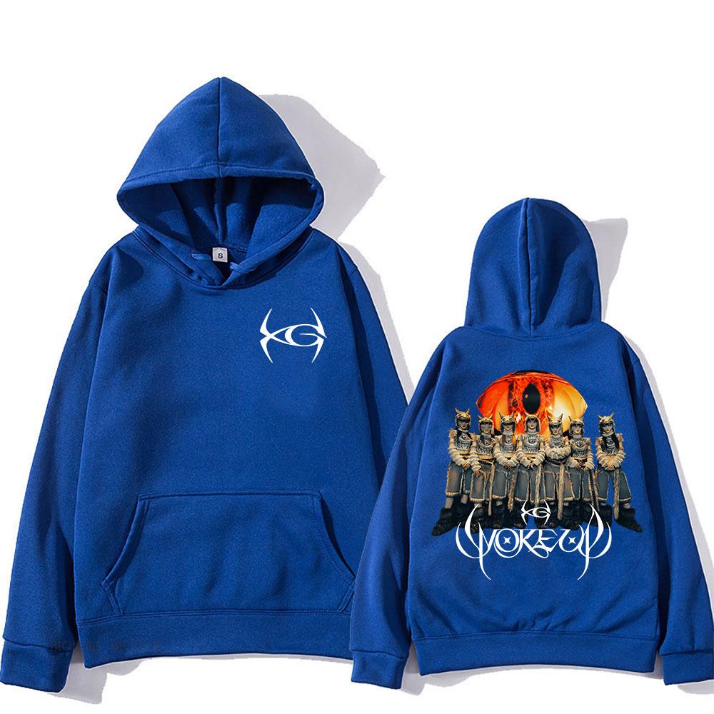 Толстовки с капюшоном Girls Band XG The First World Tour Woke Up Толстовки Ropa Hombre Повседневная мужская женская одежда унисекс Sudadera Graphic Clothing