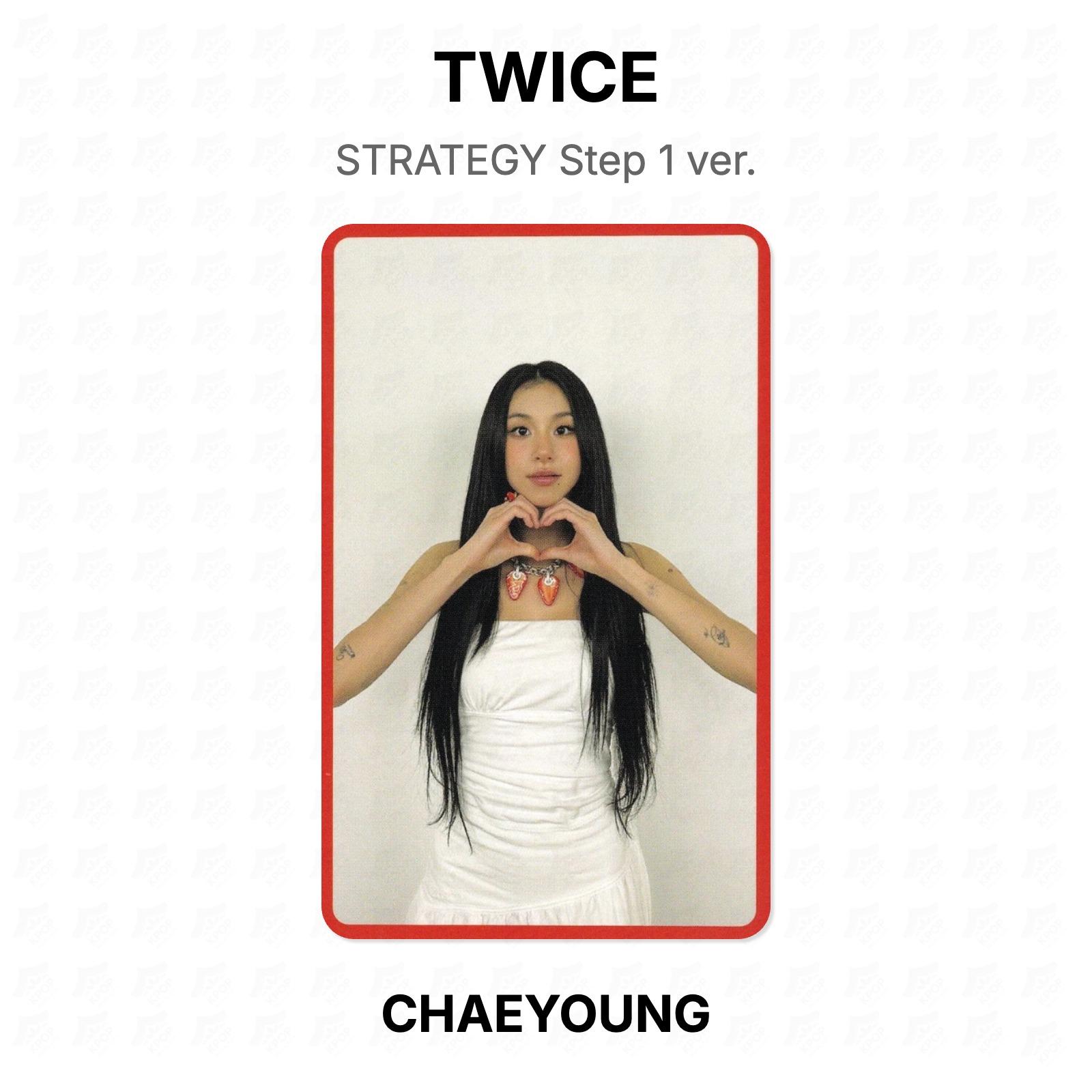 TWICE STRATEGY Step 1 ver. Official Photocard CHAEYOUNG