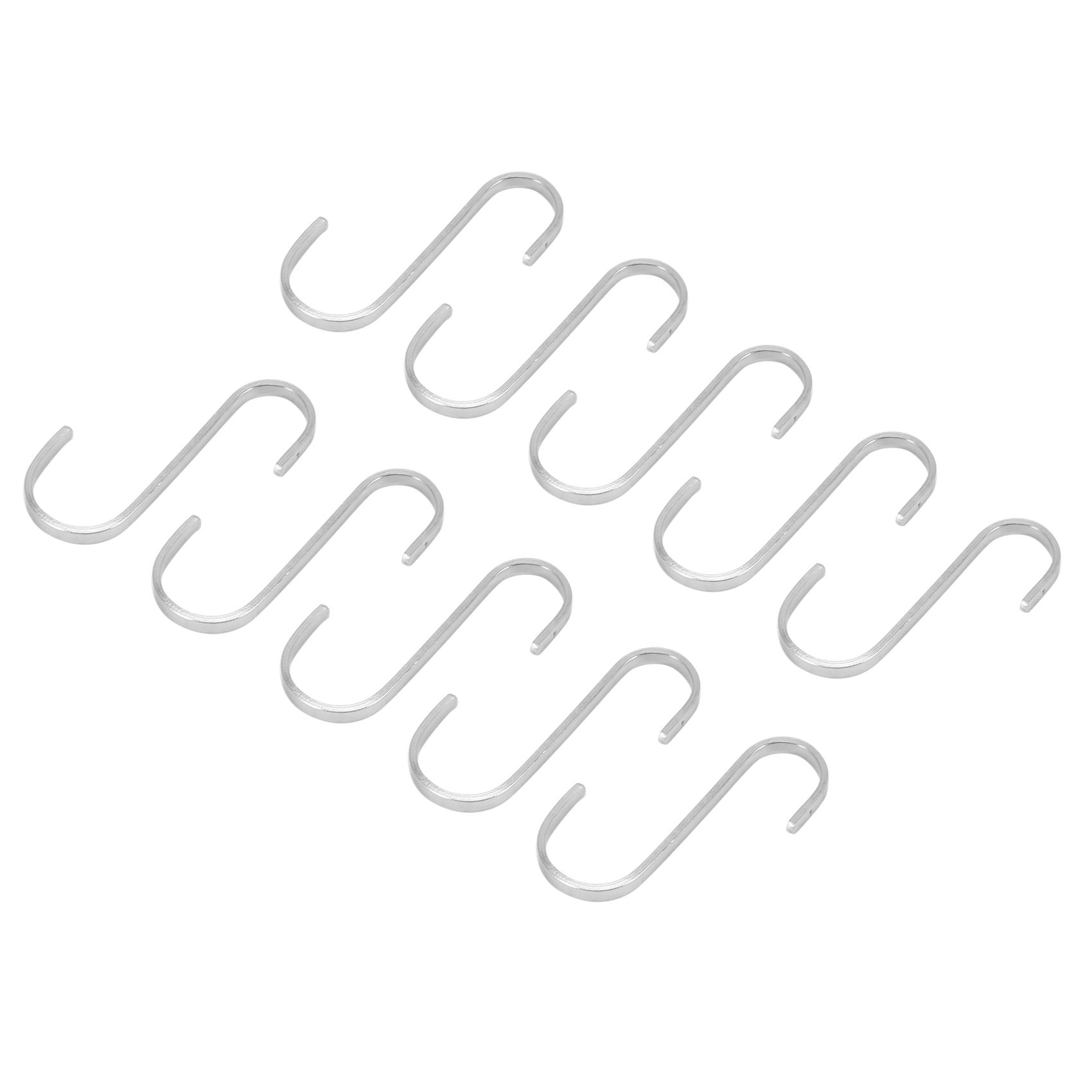 

ABWR-Set Of 20 S Stainless Steel Suspension Hooks For Kitchen Cookware Or Butcher Meat срібний