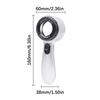 30x Magnification Jewelry Authenticity Tool With 4 Color LED Lighting Rechargeable Handheld Magnifier For Antique Coin Stamps Inspection