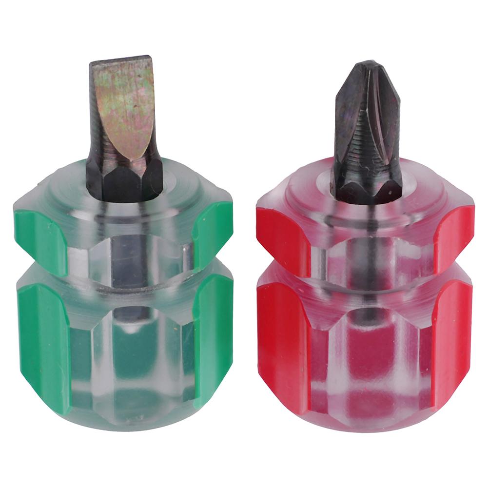 Screwdriver Set Red Screwdriver 2pcs High Quality Needle Plate Red Screws Sewing Machine Cross-head Screwdriver