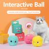 Cat Toys Balls Sound Frogs Birds Chirping Crickets EVA Balls Rolling Cat Plush Soft Self-Heeling Teaser Toys Pet Accessories