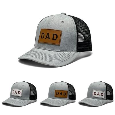 DAD Embroidery Baseball Cap Adjustable Leather Label Washed Snapback Baseball Cap Hip-hop Distressed Faded Cap For Man Women