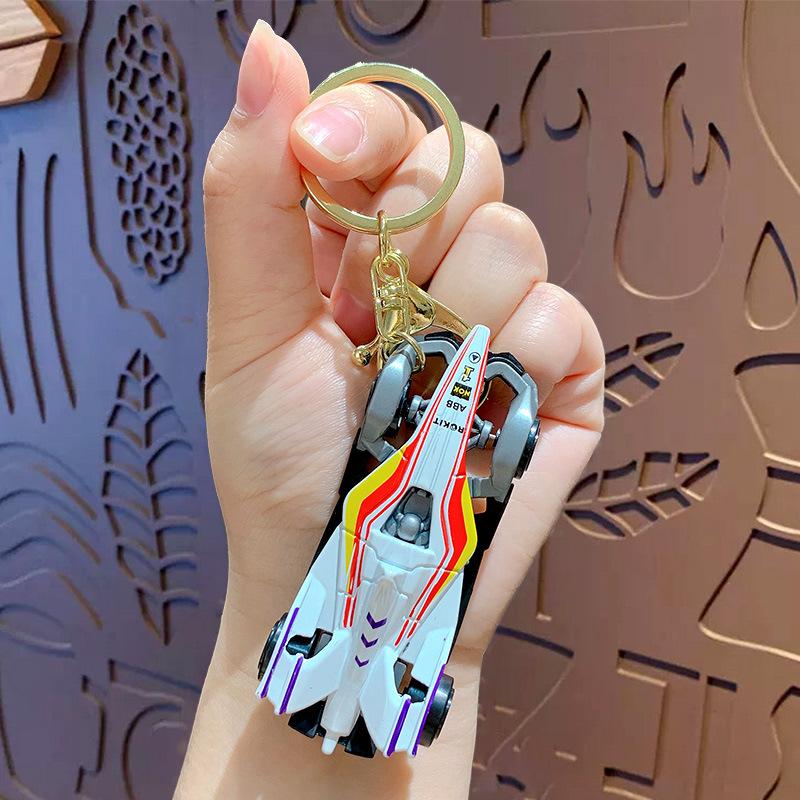 Cartoon Alloy Equation Car Model Keychain Schoolbag Car Pendant Keychain Creative Small Gift