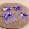50pcs Colourful Ribbon Bows Polyester Satin for Headwear Clothing DIY Ideal for Wedding Party Gift Craft Decoration Adorable