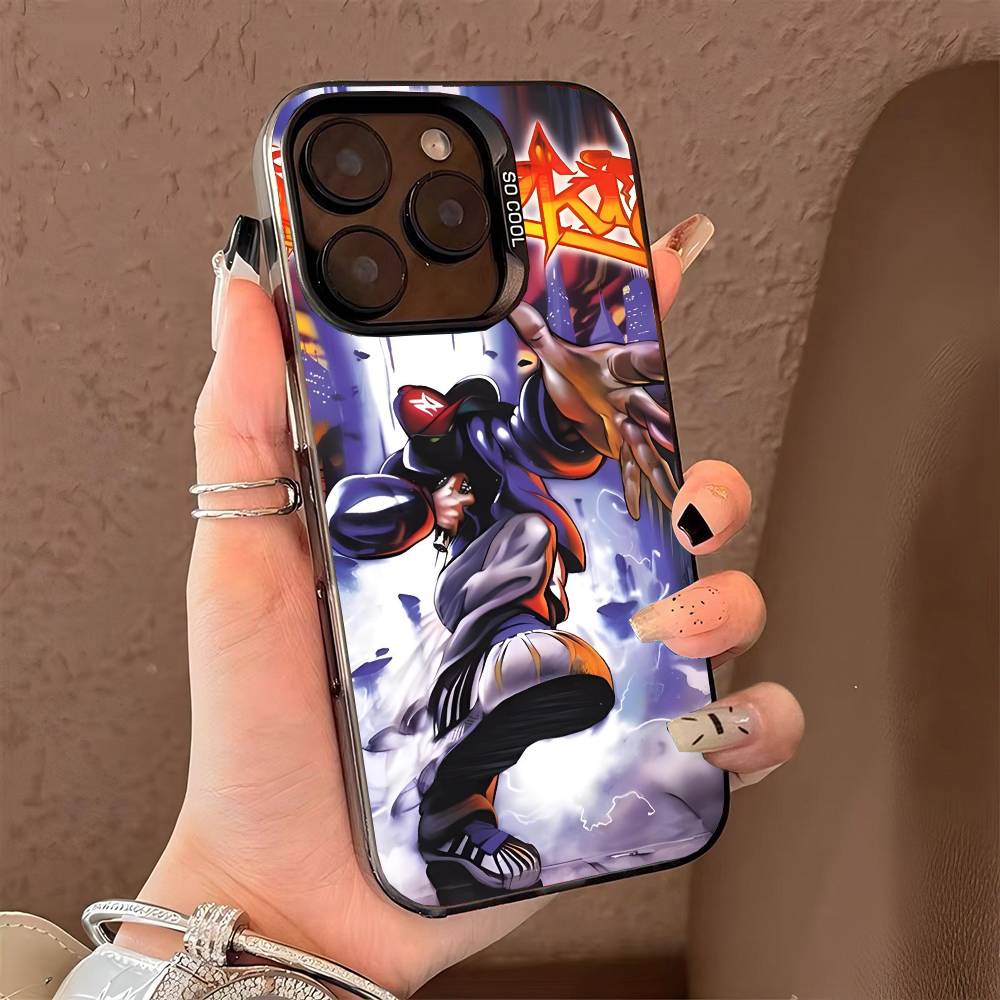 L-Limp Bizkit Hold On Band Phone Case for iPhone 17 17Air 16 15 14 13 12 11 Pro Max Plus Colorful Silver
