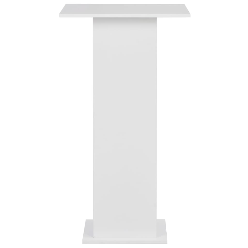 Bartisch White 60x60x110 cm