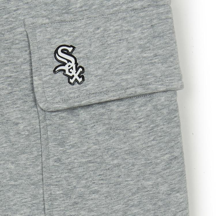 MLB SS25 Cargo Shorts Unisex Heather Gray 3ASPB0453-44MGS