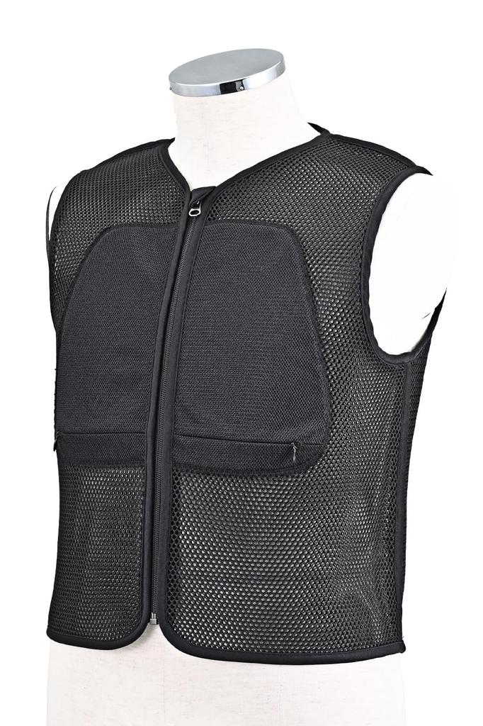 Motorcycle Innerwear Sold Full Mesh 3D Air Mesh Vest Black Mesh L [Daytona] (protectors Separately) DP-009 Men's (vest Only)