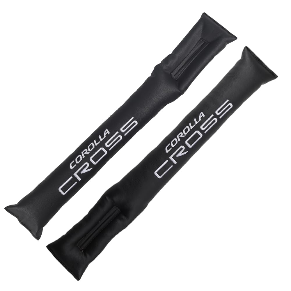 SAWAKAKI Seteromsputer for Toyota Corolla Fyller setesiden Forhindrer små gjenstander i å falle Praktisk Fører- og passasjersete Logosett med 2