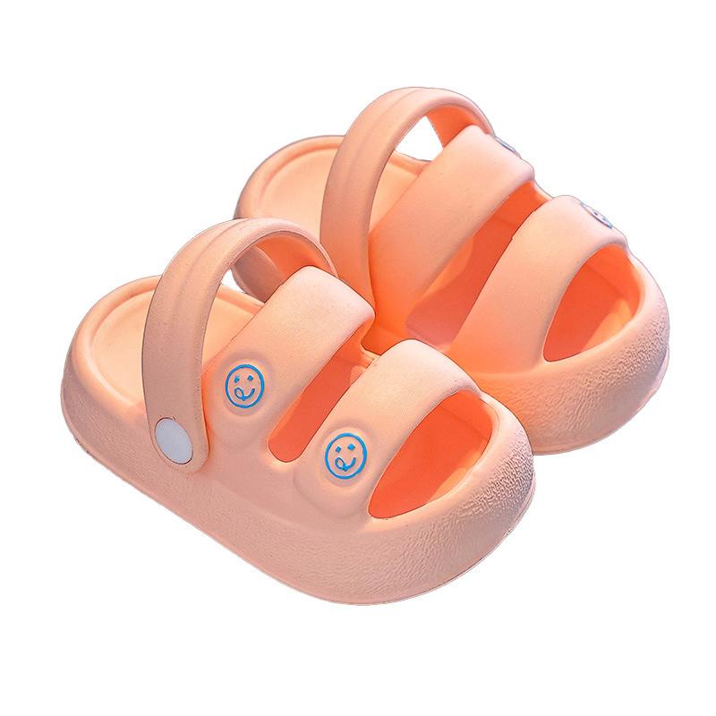 

Infant and Toddler Sandals New Summer Cute Indoor Beach Soft Sole Non-Slip Slippers for Boys and Girls 20-21Inner Length14cm розовый