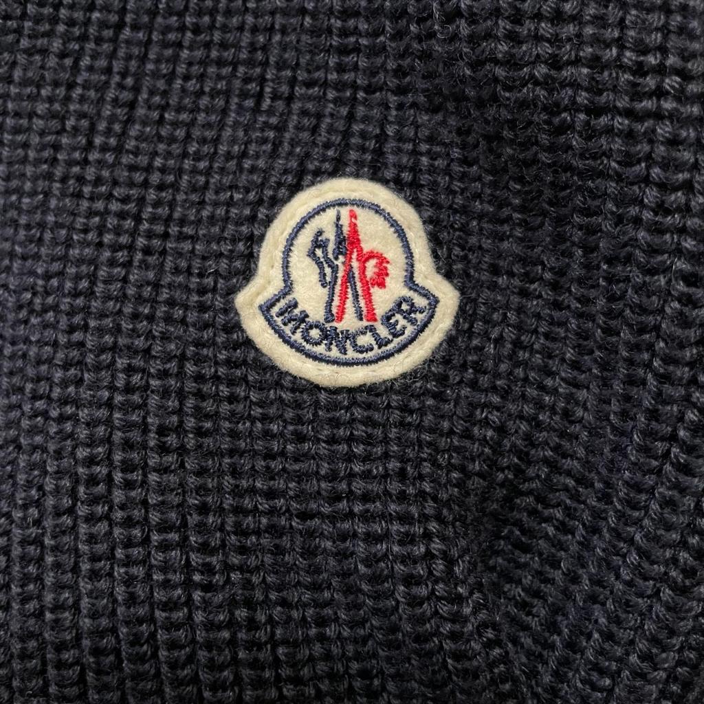 Used MONCLERDown jacket Dark navy Nylon mens