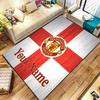 Manchester United F Custom Name Carpet Rug for Living Room Bedroom Home Sofa Decoration,Kids play Non-slip Floor Mat