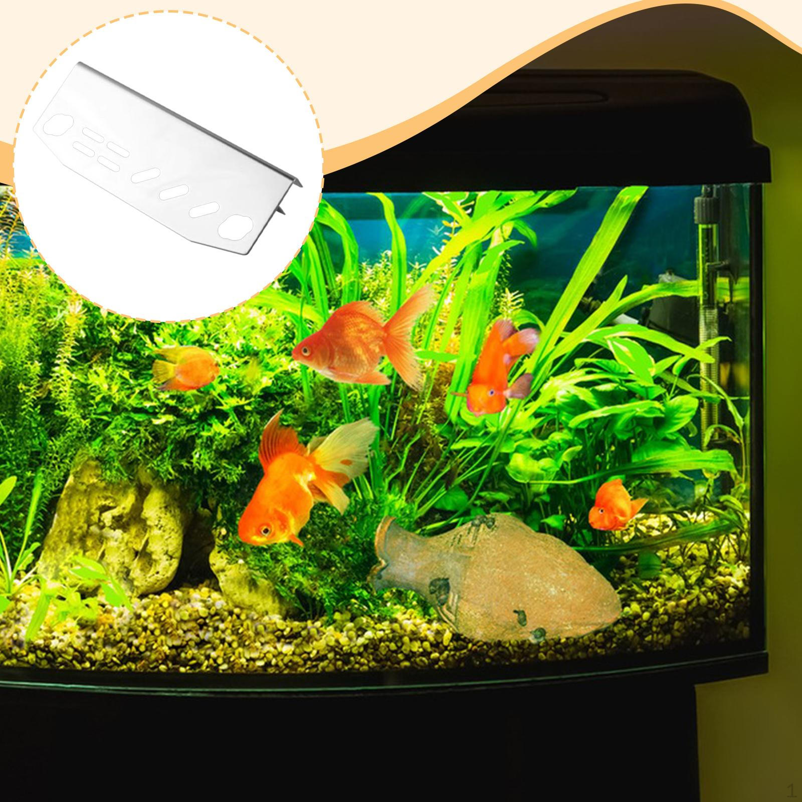 

Aquarium Cleaning Tweezers Scissors Storage Rack Stainless Steel Tank Accessories Organizer