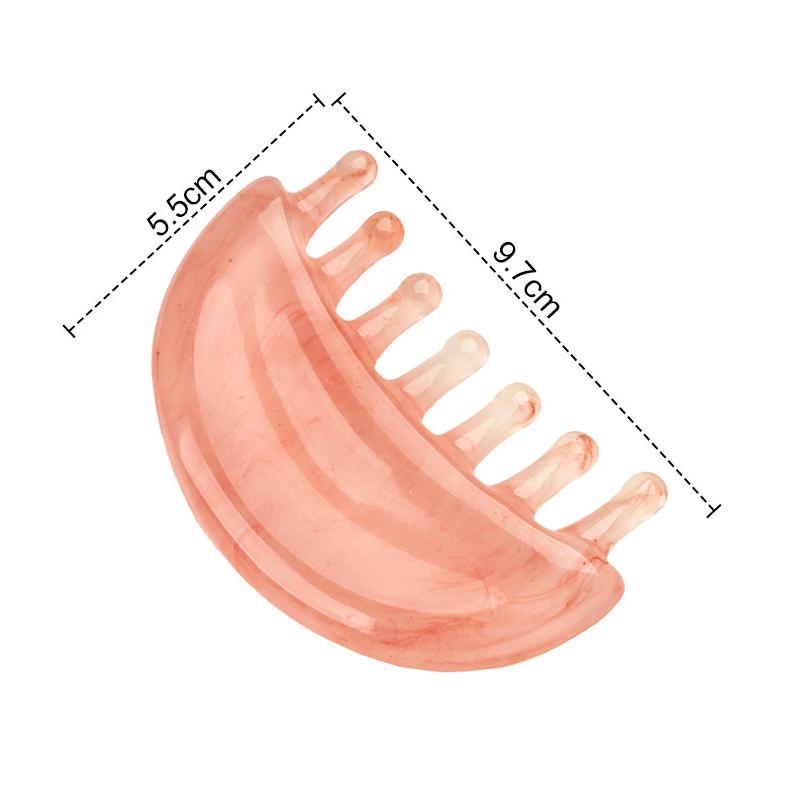 Scalp Relaxation Massage Comb Massage Facial Face Lifting Eye SPA Massage Plate Resin Multi-functional Scraper Tool Men Woman