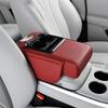 Copertura Console Centrale Auto, Copertura Pad Bracciolo in Pelle PU, Tappetino Universale Scatola Portaoggetti Sedile Bracciolo Auto Impermeabile