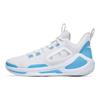 Anta Shape 3 Nitrogen Technology Shock Absorption Non-Slip Wear-Resistant Mid-Top Basketball Shoes Men Sneakers White Blue 112211601-2