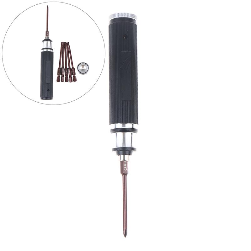 4-In-1 Hex Screwdriver Set Metal Tool Kit 1/1.5/2.0/2.5/3.0Mm For Rc Helicopter Car Airplane Drone Aircraft Models Repairing