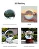 Transparent White Crystal Ball Ornament - Perfect High-End Gift for Home, Office, or Living Room Decor