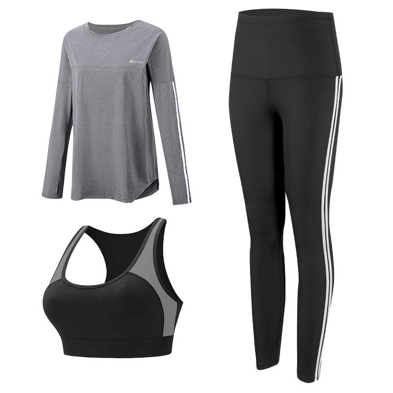 Women's Plus Size Quick-Dry Yoga & Fitness Set - Autumn/Winter Long Sleeve, Loose Fit