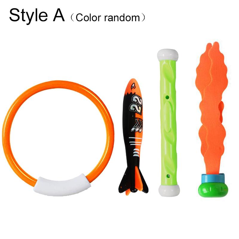 Diving Props Swim Pool Decoration Colored Plastic Summer Water Play Equipment Training Outdoor Leisure Entertainment TMZ