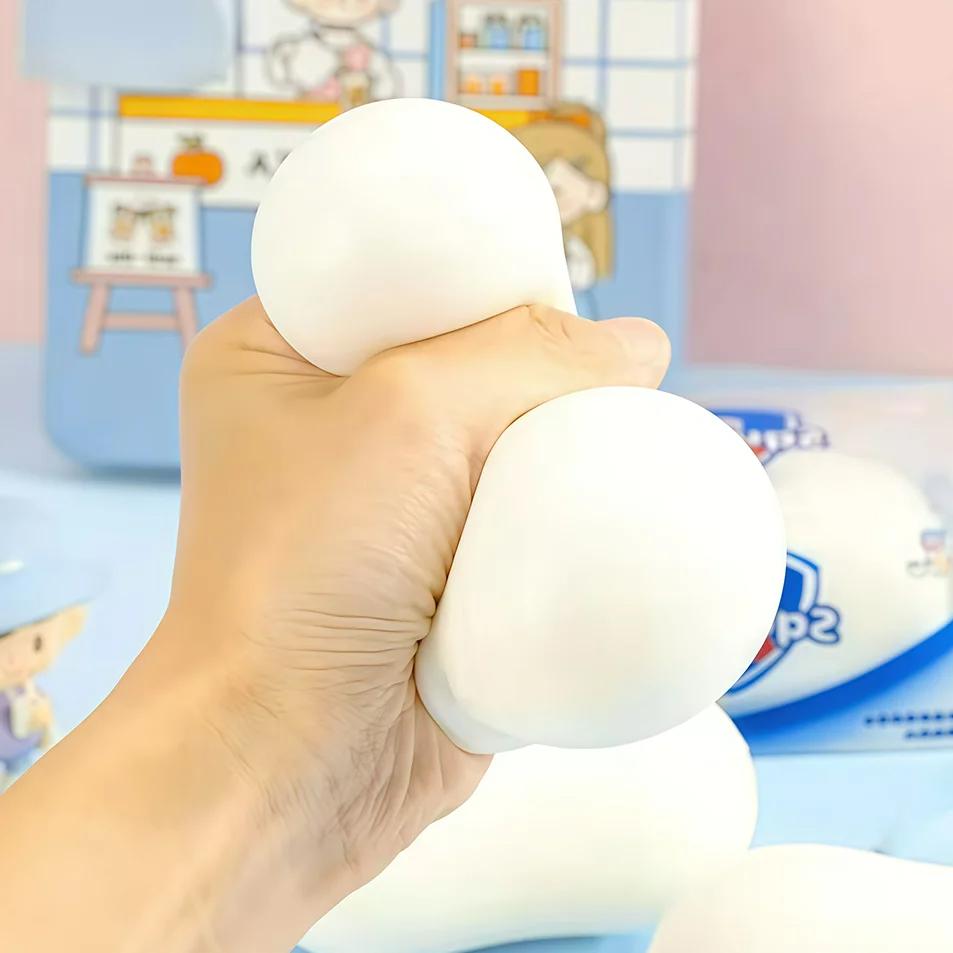 Soap Ball Squishy Soap Stress Ball Fidget Toy Squeeze Ball Round Blocks Filled Asmr Anti Stress Toys For Boys  Girls