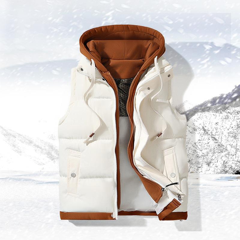 New Cotton Vest Men and Women Same Style Autumn and Winter Middle School Students Loose Vest Cotton Coat Men