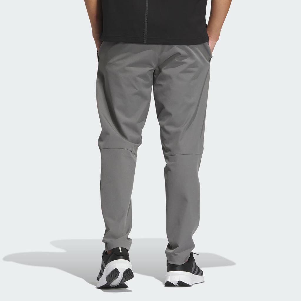 Adidas Wuji Stretchhose mit Logo Herren Unterteile Grau JE6664