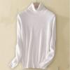 Womens Pure Cashmere Wool High Neck Knit Sweater Pullover Autumn Winter Ladies Turtleneck Pull Femme Warm Soft Casual