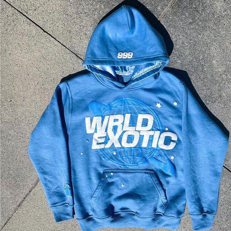 Y2K Harajuku letter printing foam loose pullovers men women 2024 fashion new Sweatshirt hip-hop rock streetwear hooded Tops
