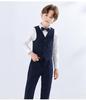 Boys' Academy Style Solid Color Vest for Formal Events and Page Boys