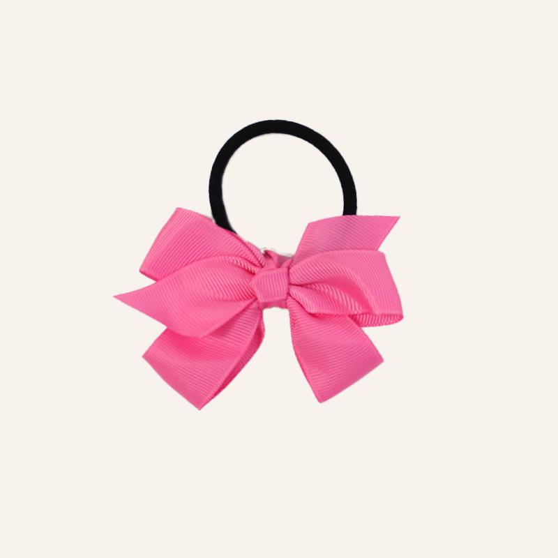 20-Pack Children's Grosgrain Ribbon Hair Ties: Cute Bubble Flowers, Accessories for Girls