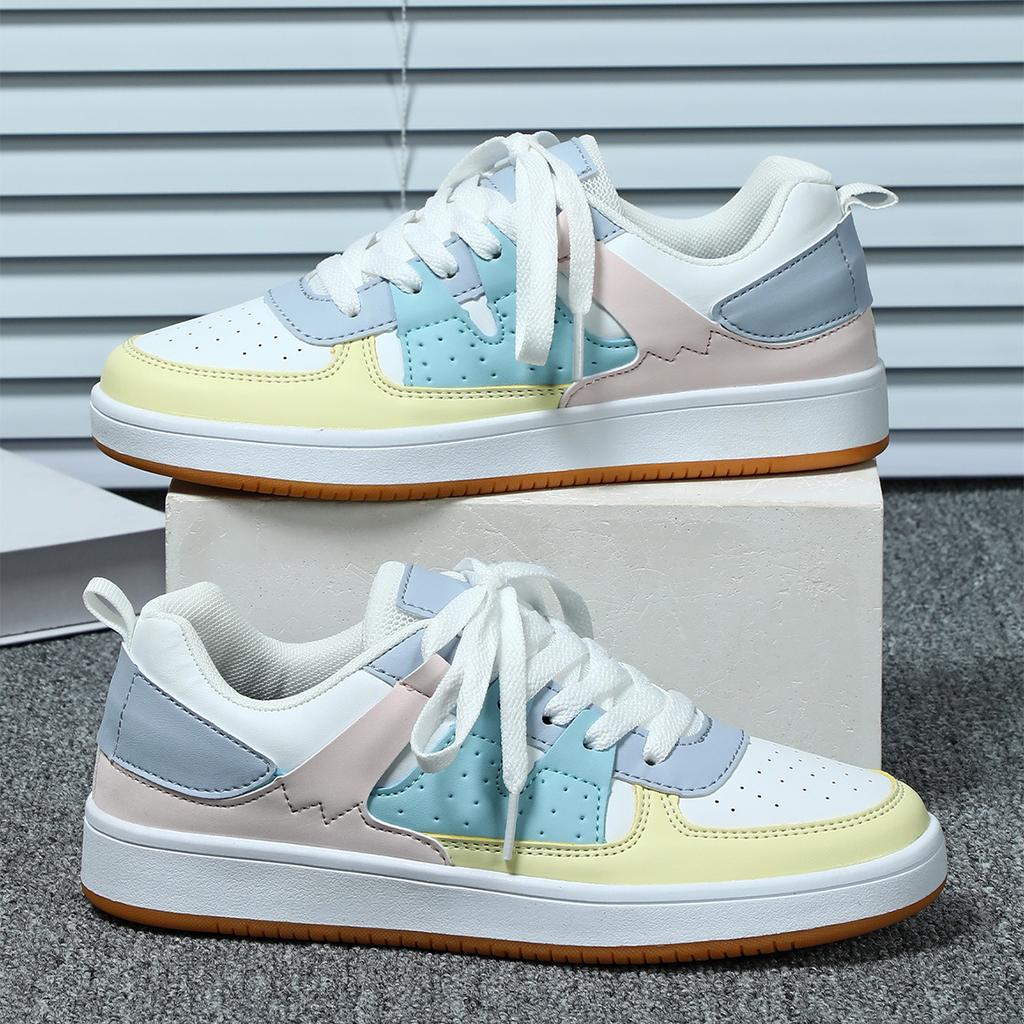 Women Chunky Shoes Trendy Platform Shoes Classic Board Shoes Men PU Leather Casual Sneakers for Outdoor Walking Traveling Jogging