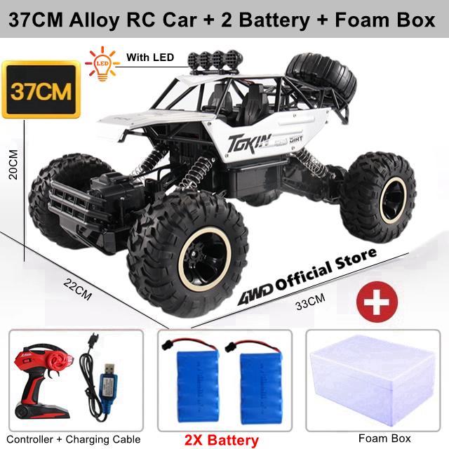 Remote Control Off Road Rc Car Radio Climbing Super Alloy Truck Buggy 4x4 Rtr Vehicle Electric Toy For Children Kid Gift