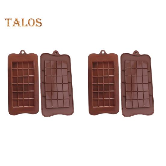 

2 шт. силиконовая форма для шоколада глубокая форма для бара в Дубае гибкая форма для конфет без бисфенола А для духовки посудомоечной машины DIY полезные сладости кубики льда йогурт шоколад 2pcs