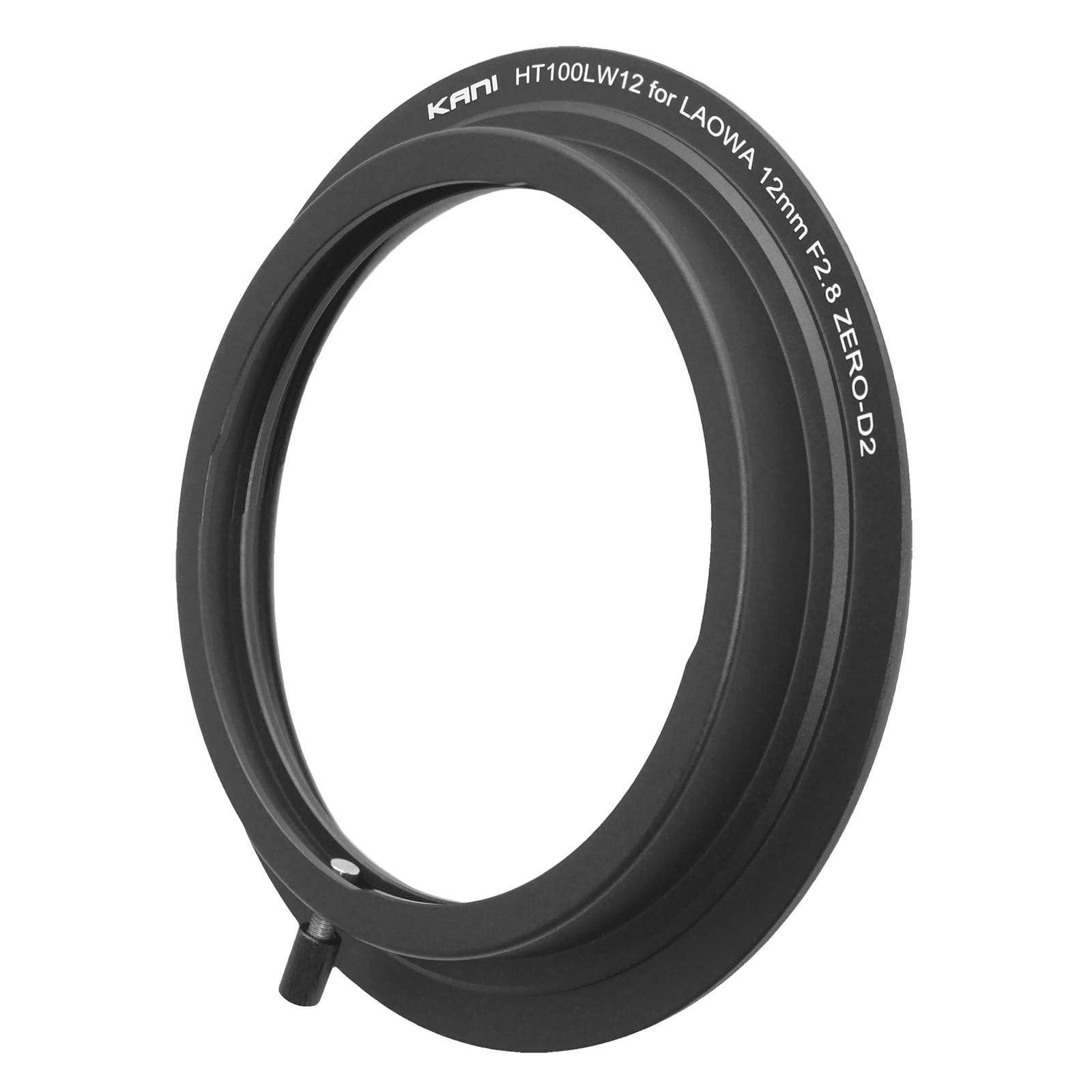 

KANI 100mm Wide HT100 III Adapter Ring for Laowa 12mm Angle Aluminum Square Filter Accessory Holder Sold Part Number 804631 F2.8 Zero-D Lens, чёрный