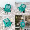 Cute Cartoon Adventure Time Backpack For Girls Japanese Style Funny And Unique Canvas Material Large Size