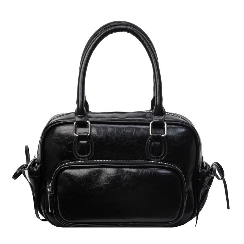 Niche design backpack 2025 new winter fashion simple small square bag versatile casual shoulder messenger women's bag